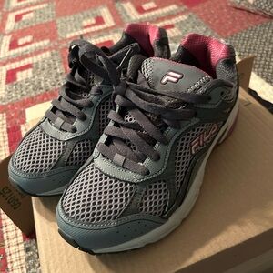 Fila Women’s Charcoal and Pink Sneakers